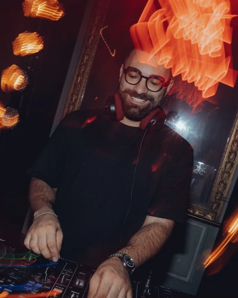 Joseph Habchi performing behind the decks